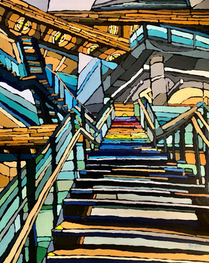 Austin Public Library Stairs